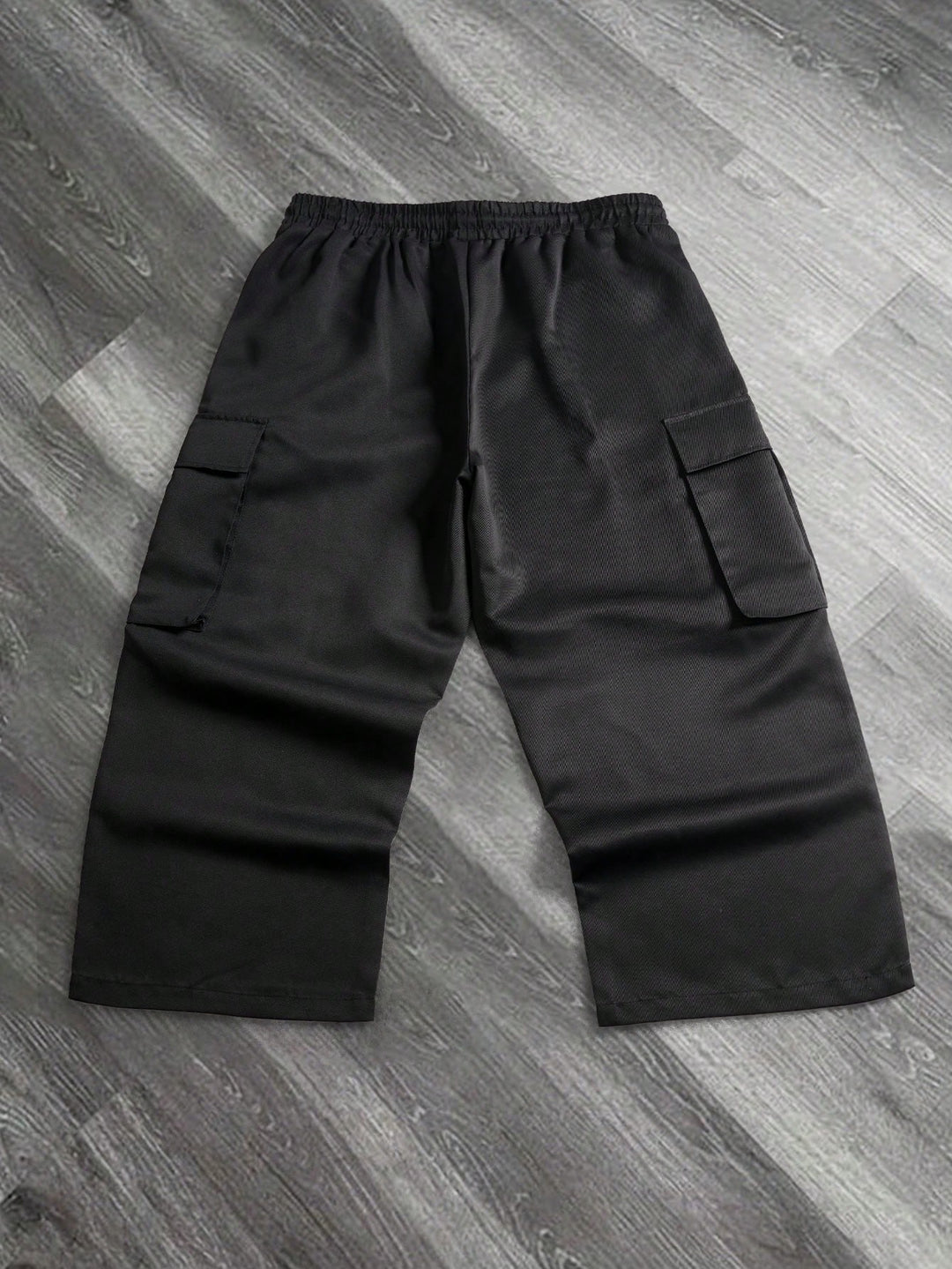 Pantaloni 3/4 SHEIN, negru