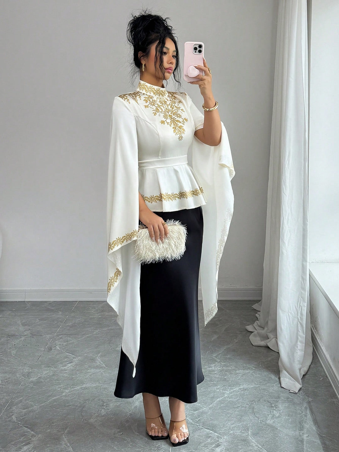 Bluza SHEIN, portocaliu