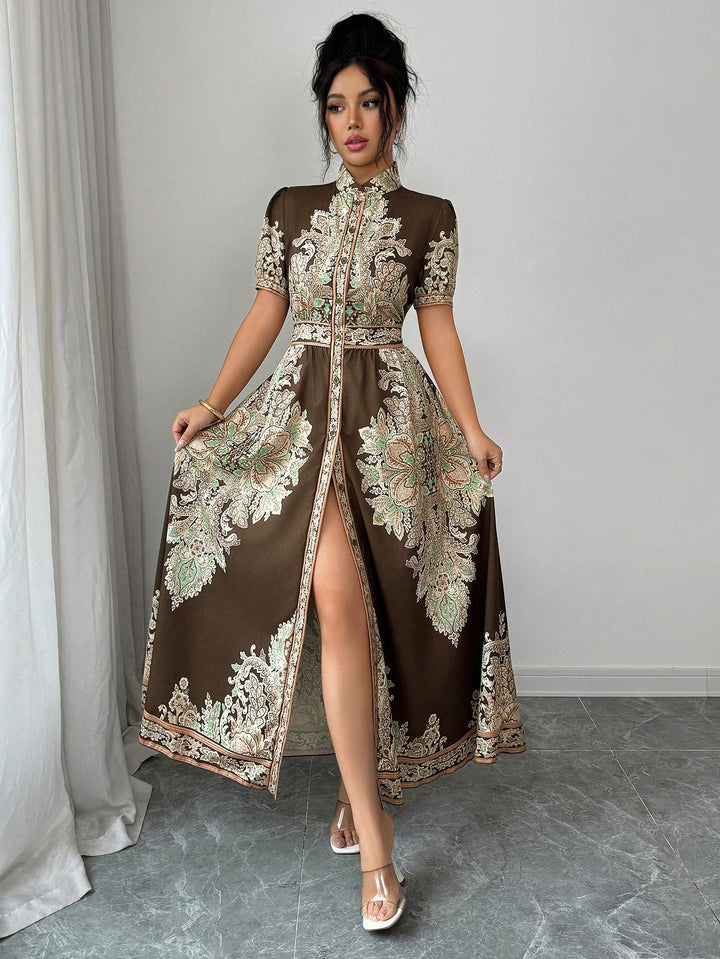 Rochie maxi SHEIN, verde