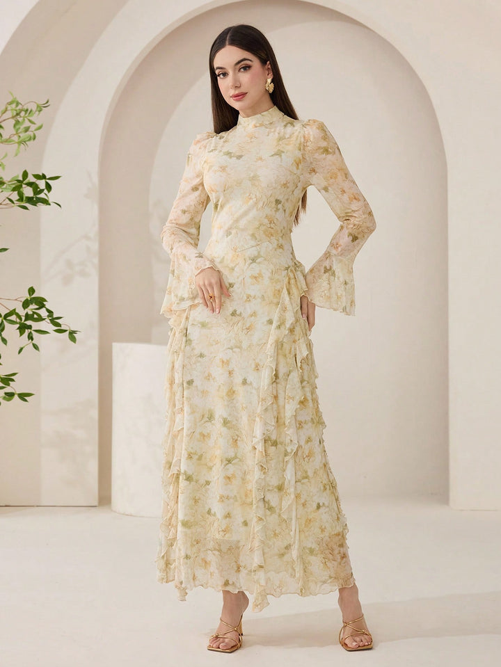 Rochie maxi SHEIN, mix culori