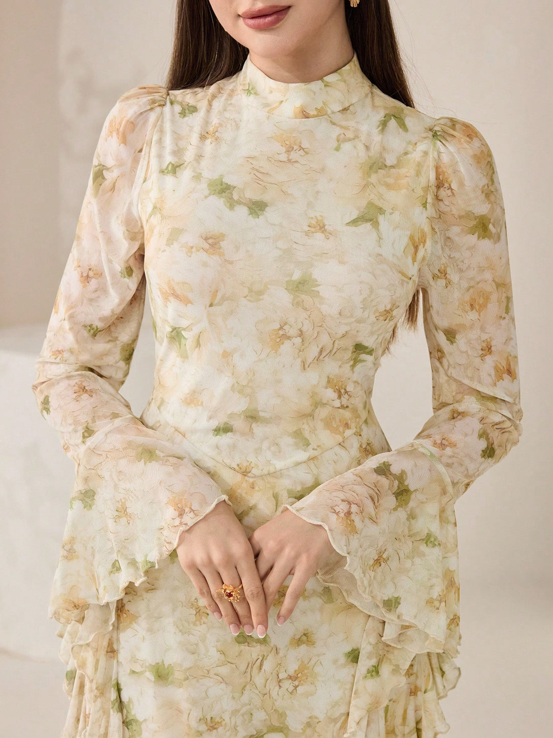 Rochie maxi SHEIN, mix culori