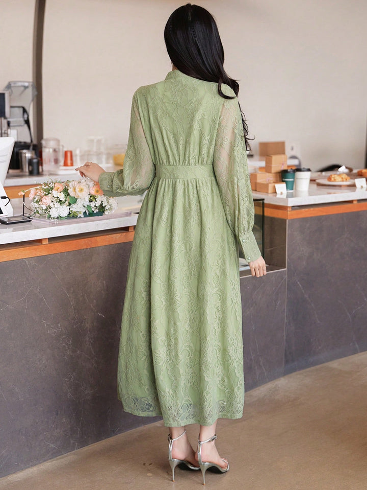 Rochie maxi SHEIN, verde