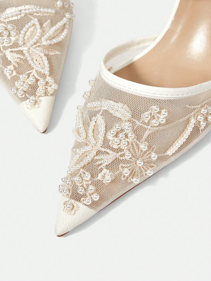 SHEIN High Heels, White