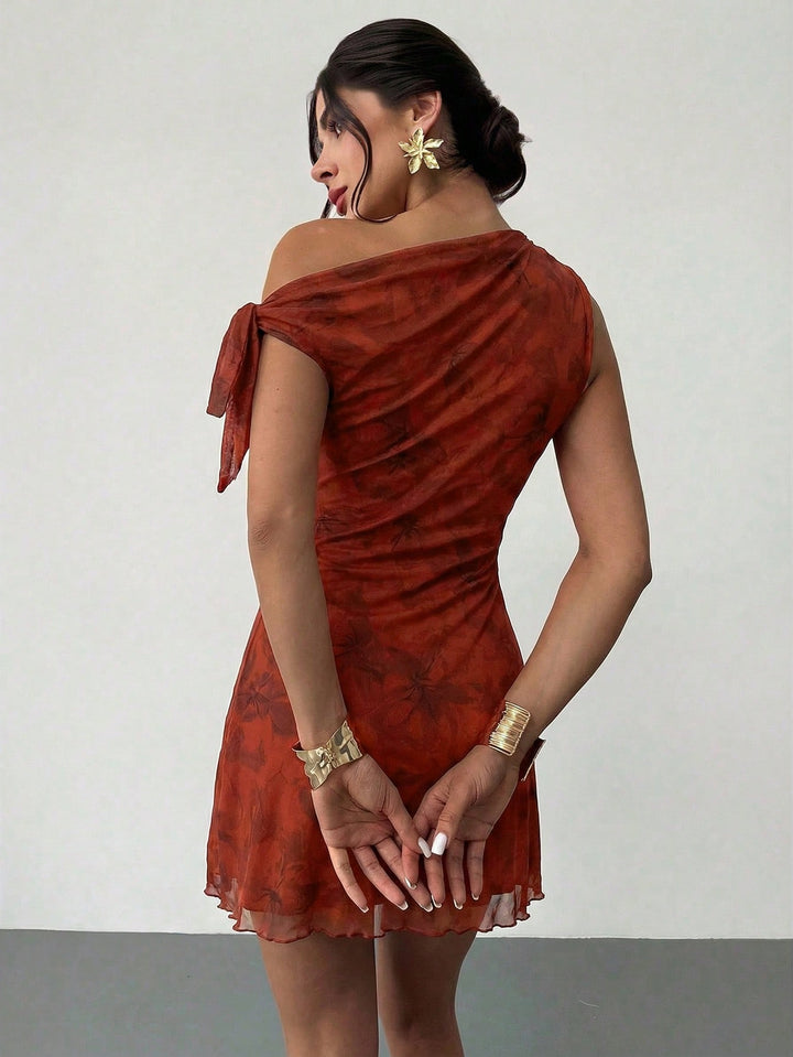 Rochie mini SHEIN, vișiniu
