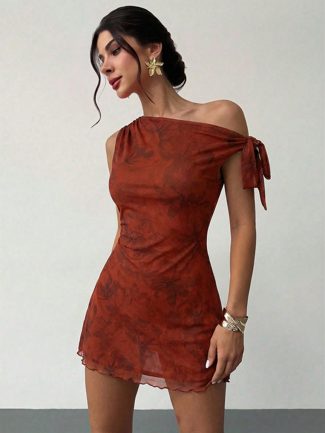 Rochie mini SHEIN, vișiniu