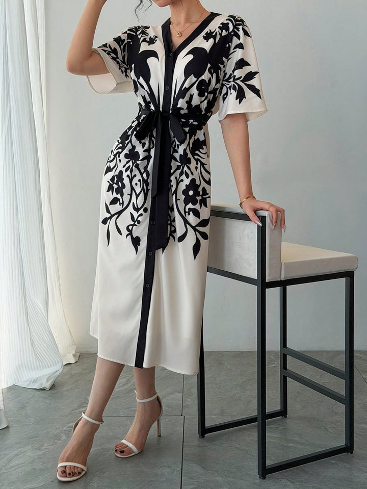 Rochie midi SHEIN, negru