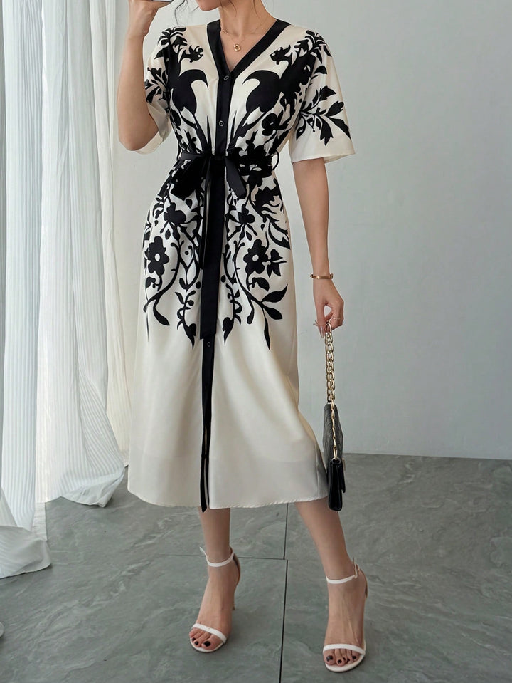Rochie midi SHEIN, negru