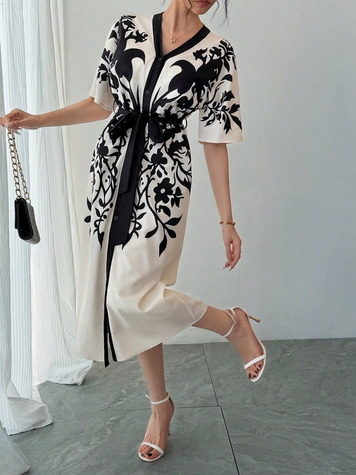 Rochie midi SHEIN, negru