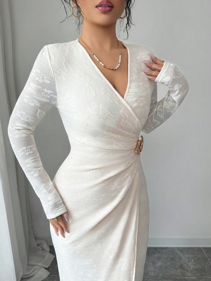 Rochie maxi SHEIN, bej