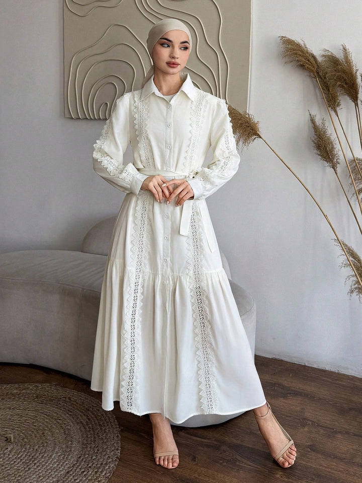 Rochie midi SHEIN, bej