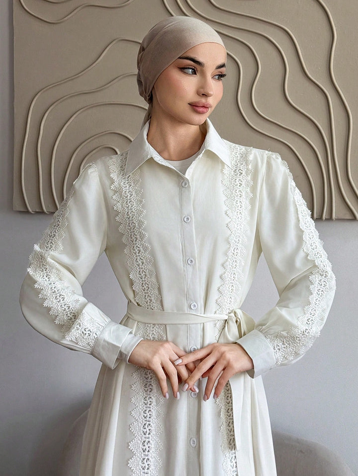 Rochie midi SHEIN, bej