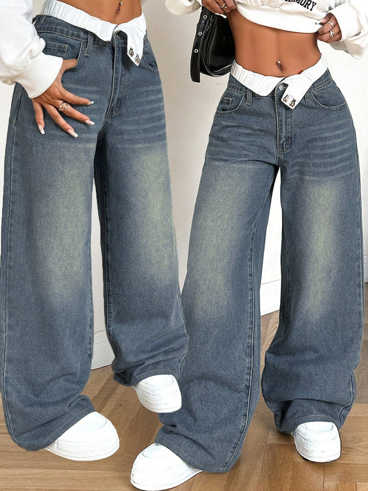 Jeans SHEIN, albastru