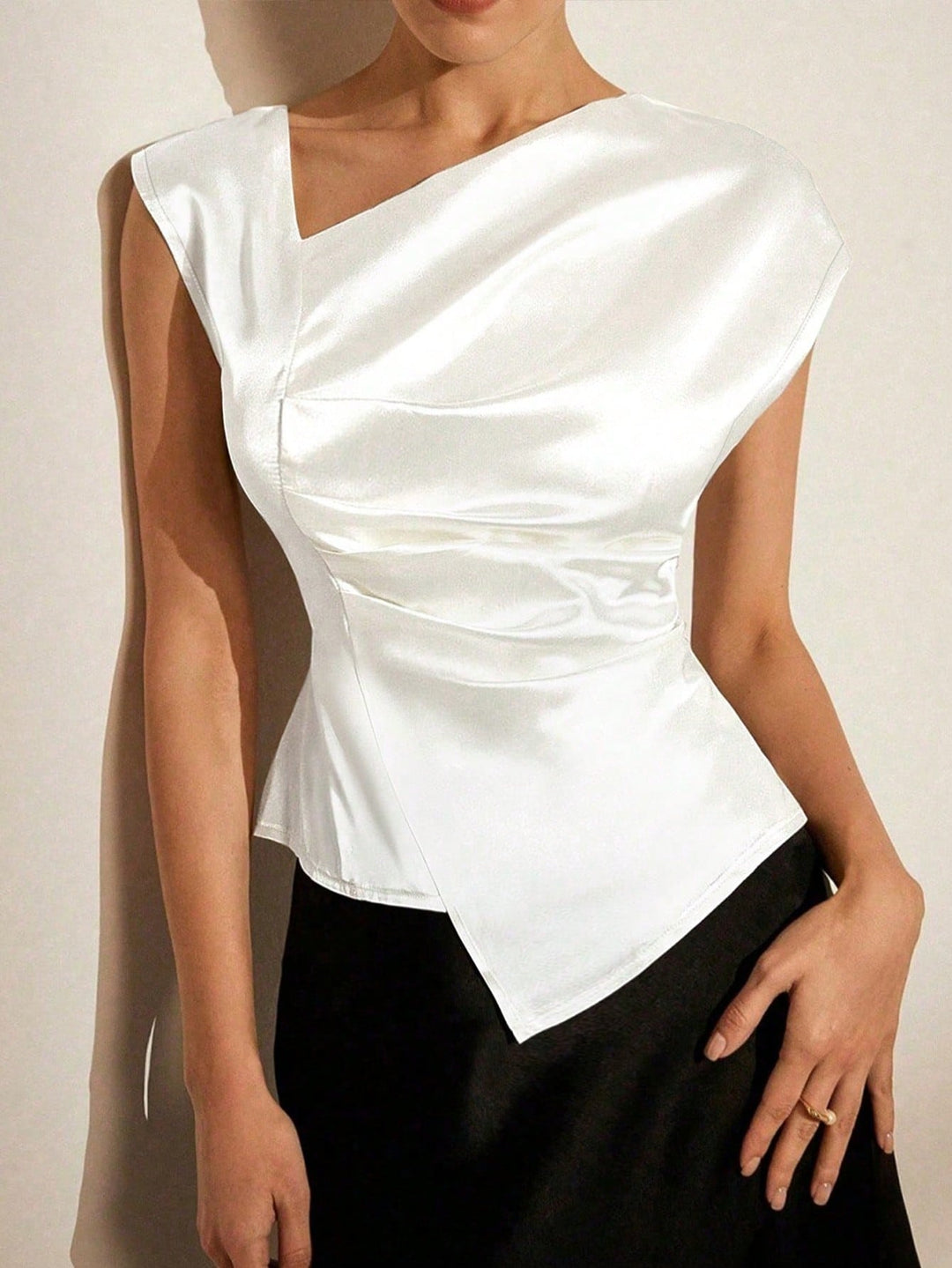 Top SHEIN, alb