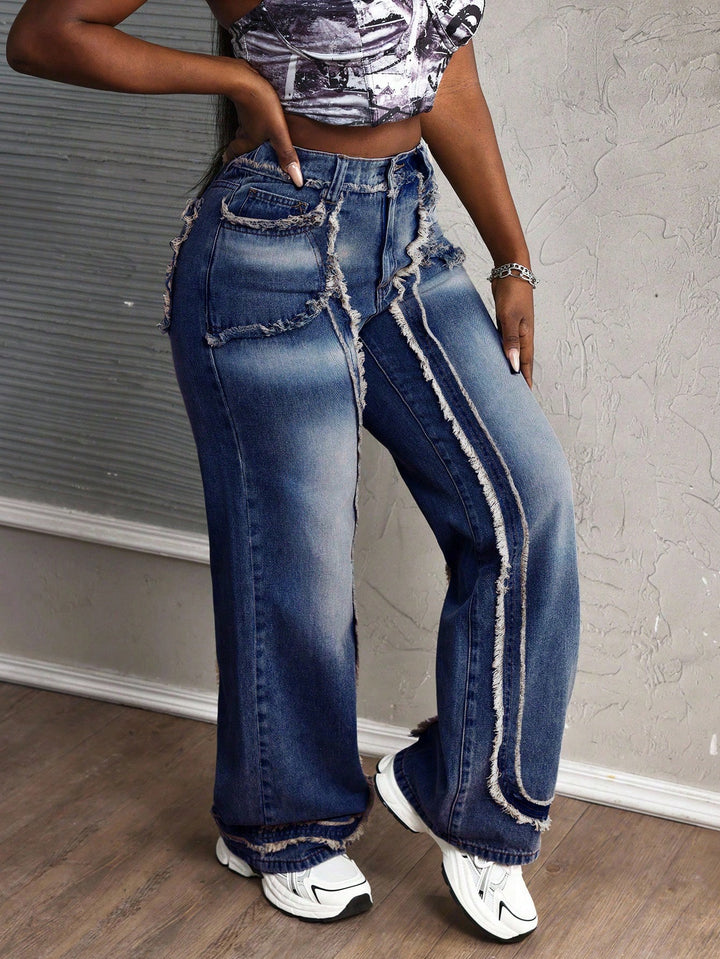 Jeans SHEIN, albastru