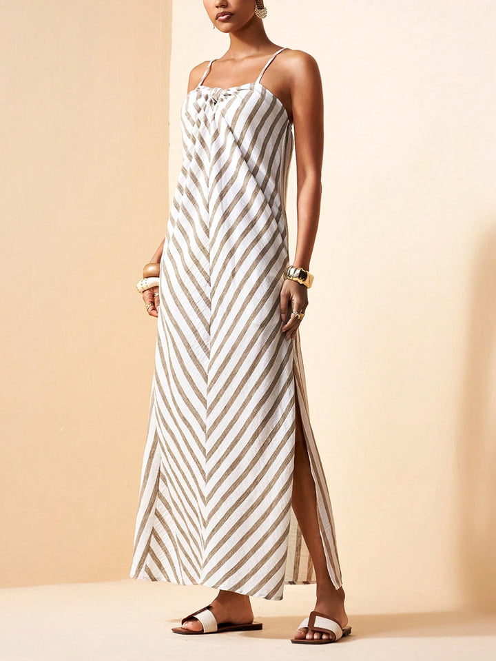 Rochie maxi SHEIN, kaki