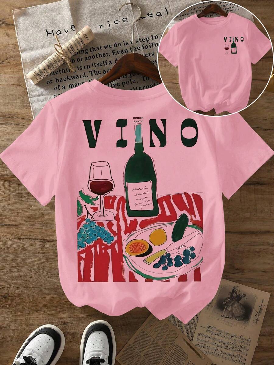 Tricou SHEIN, roz