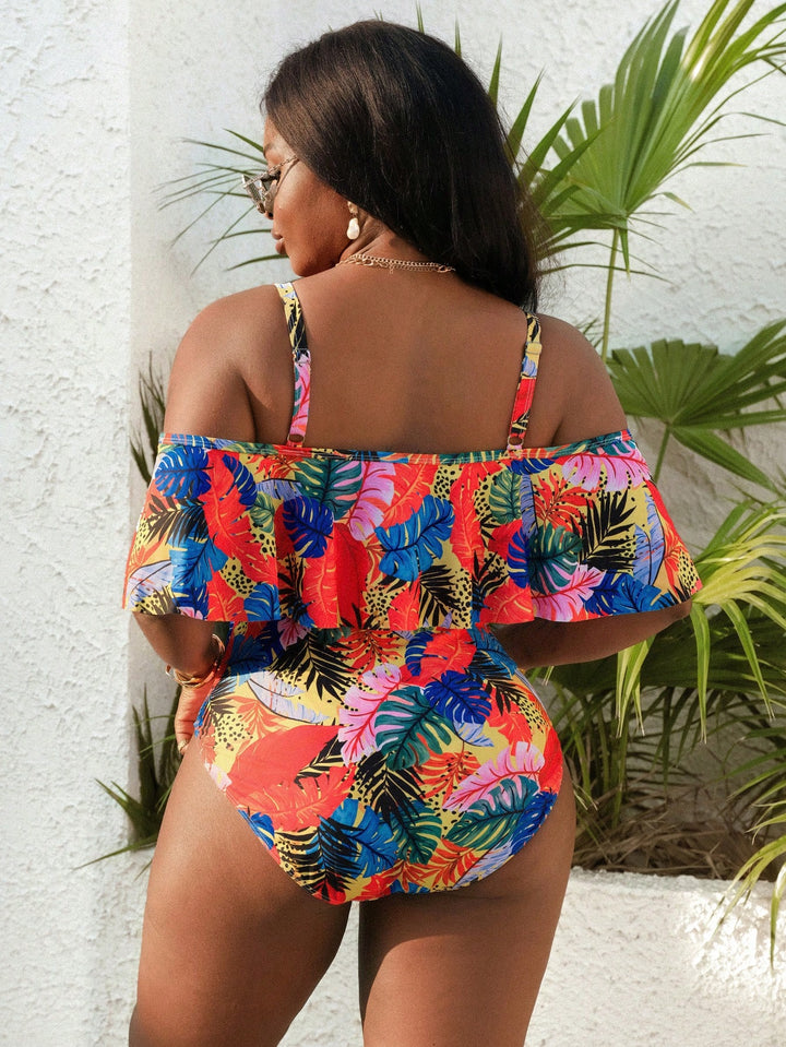Costum de baie SHEIN, mix culori