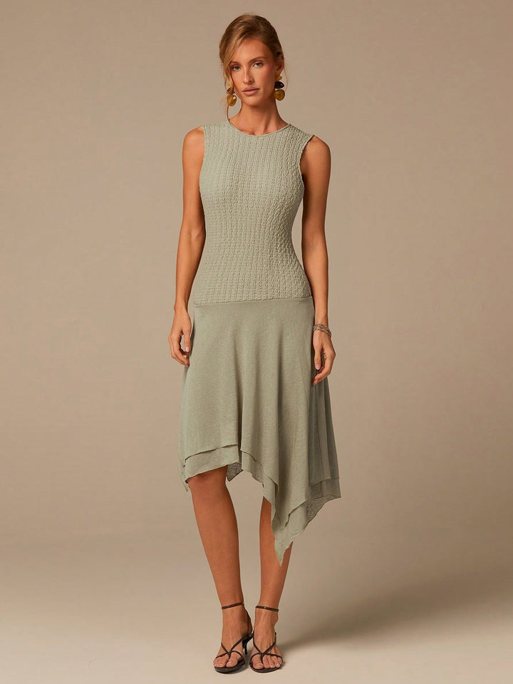 Rochie midi SHEIN, verde