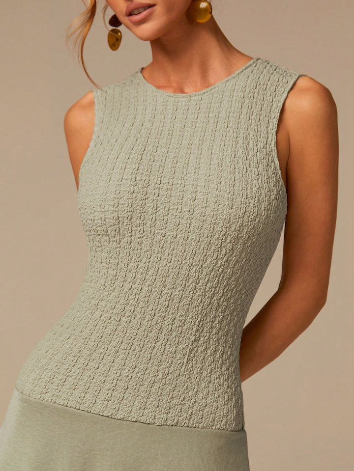 Rochie midi SHEIN, verde