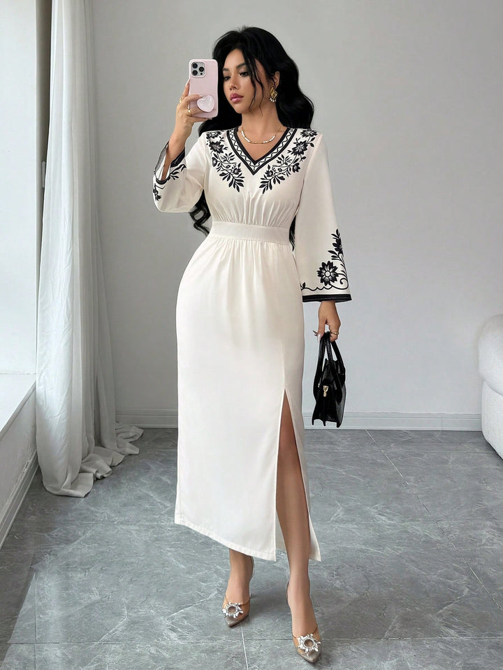 Rochie maxi SHEIN, mix culori