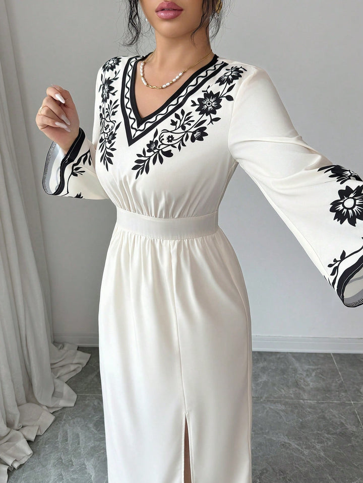 Rochie maxi SHEIN, mix culori