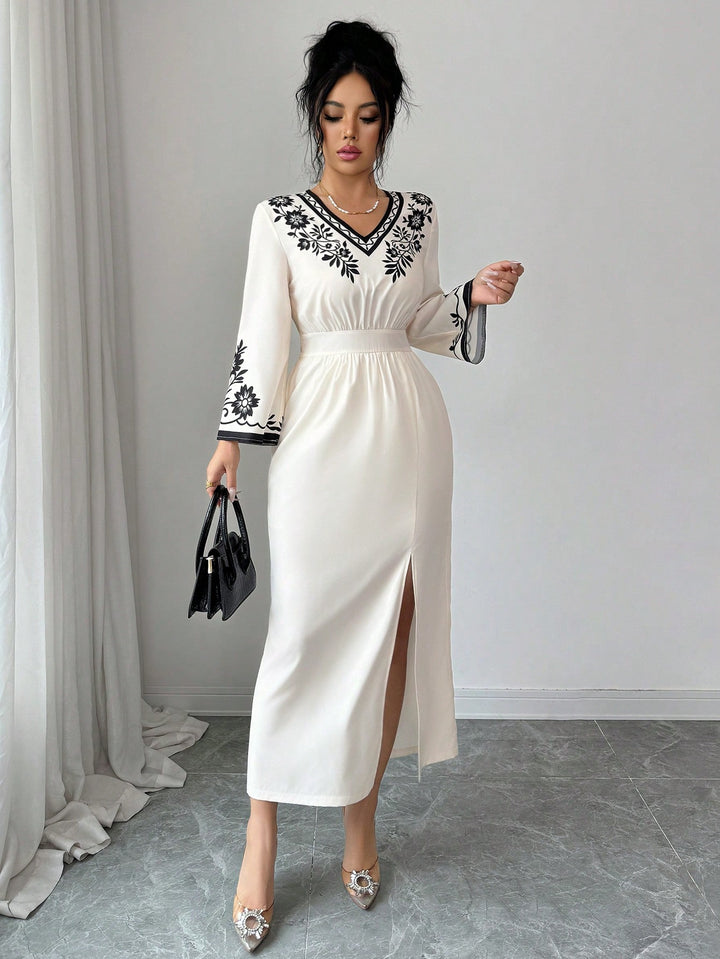 Rochie maxi SHEIN, mix culori
