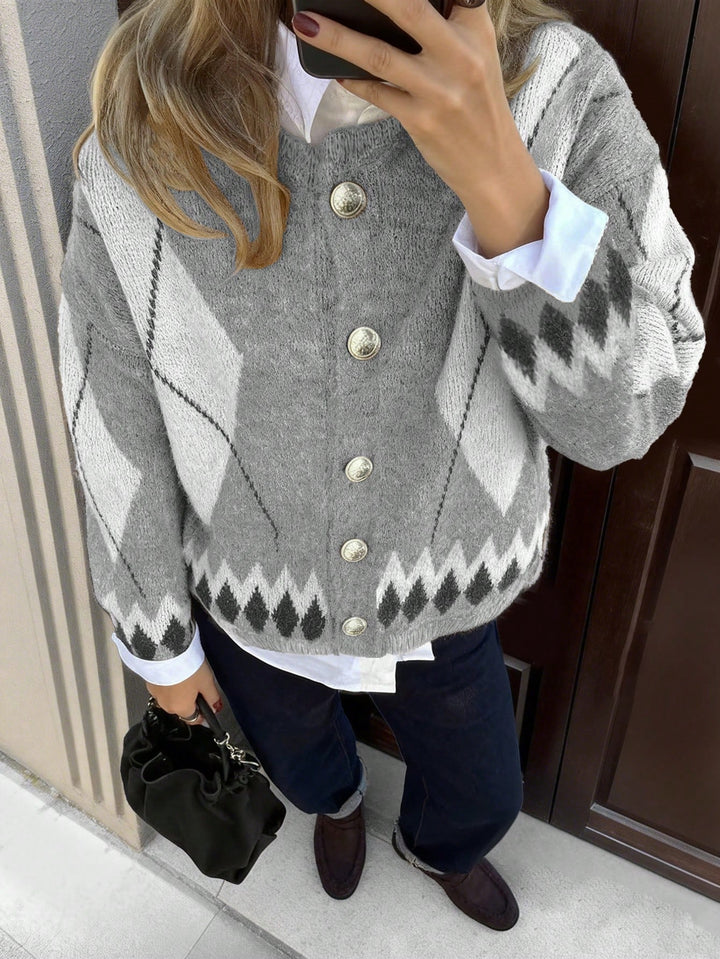 Cardigan SHEIN, gri