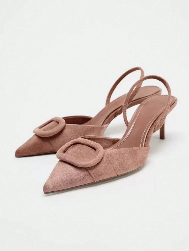 Pantofi cu toc SHEIN, roz