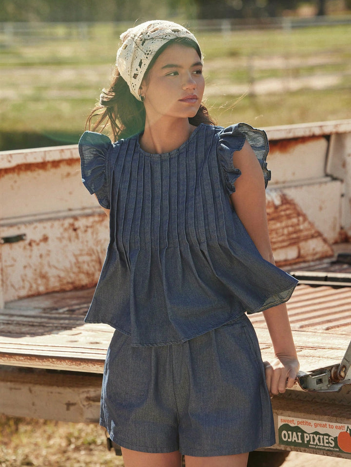 Top SHEIN, albastru
