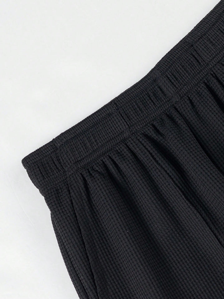 Pantaloni scurți SHEIN, negru