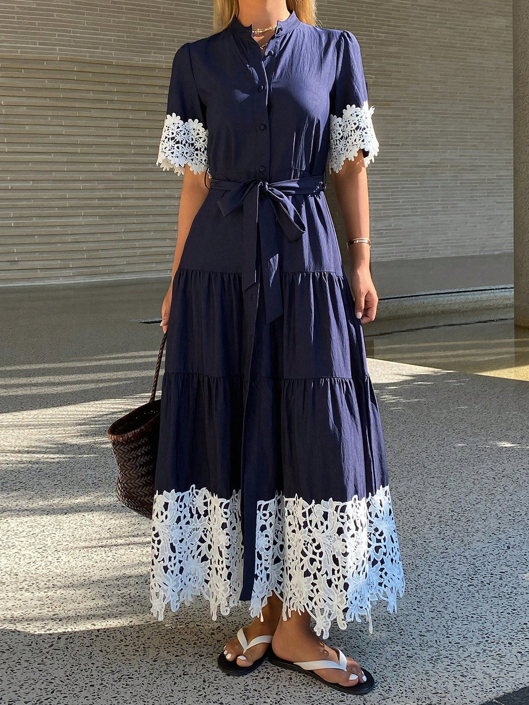 Rochie midi SHEIN, albastru