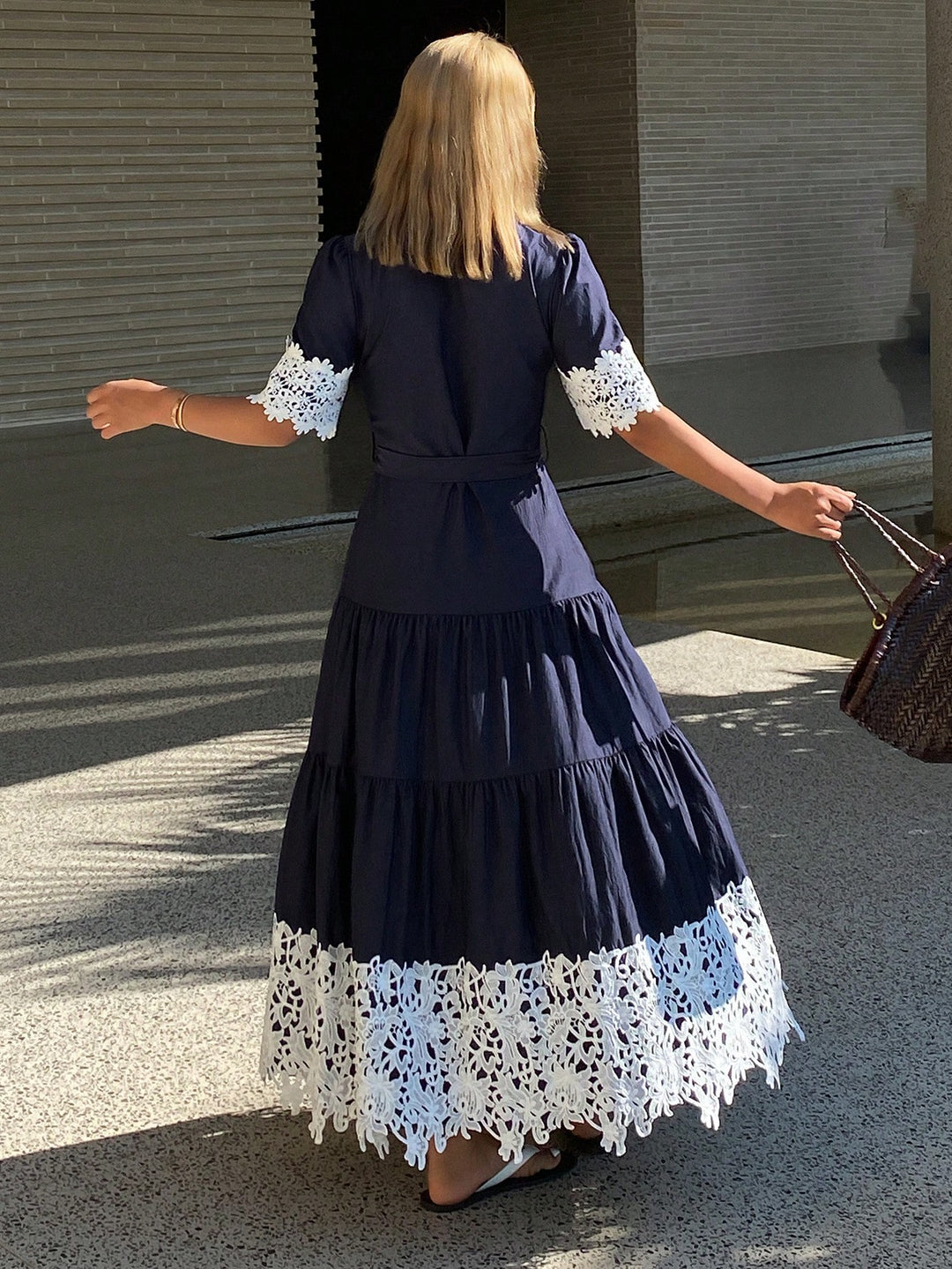 Rochie midi SHEIN, albastru