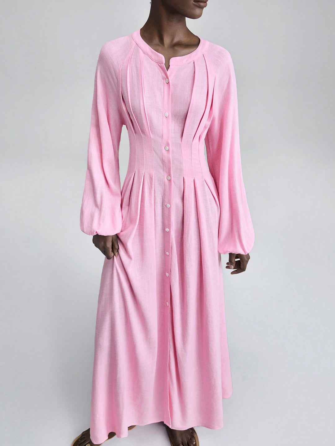 Rochie maxi SHEIN, roz