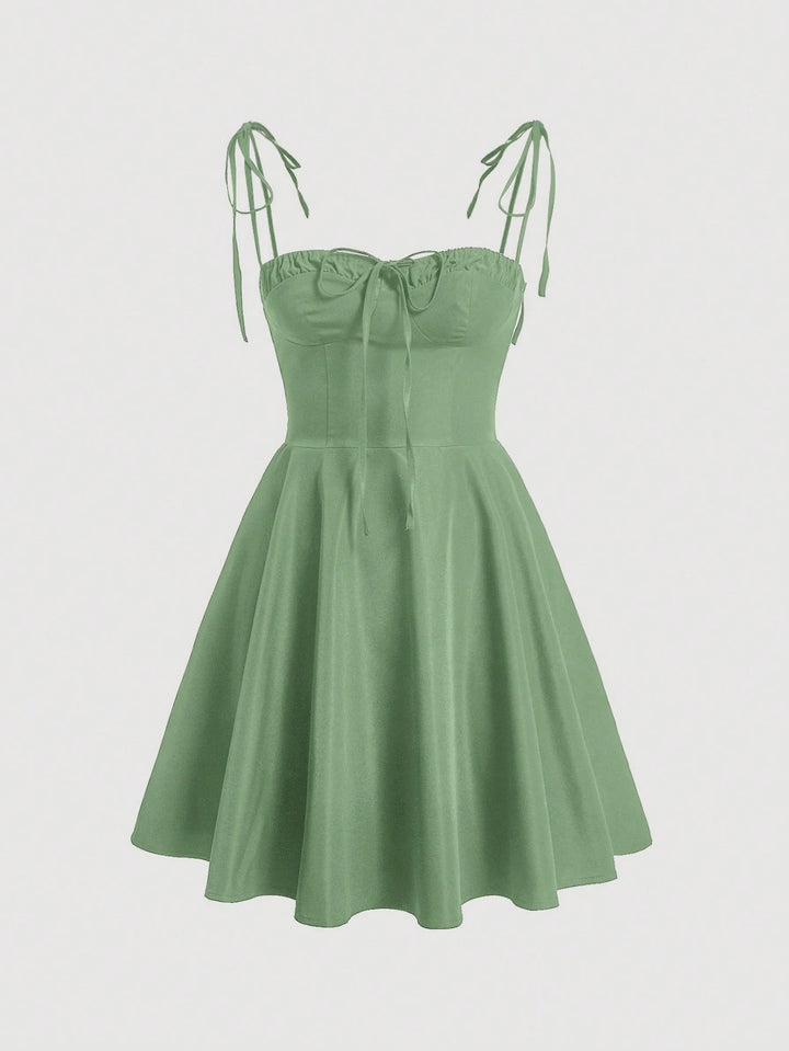 Rochie mini SHEIN, verde