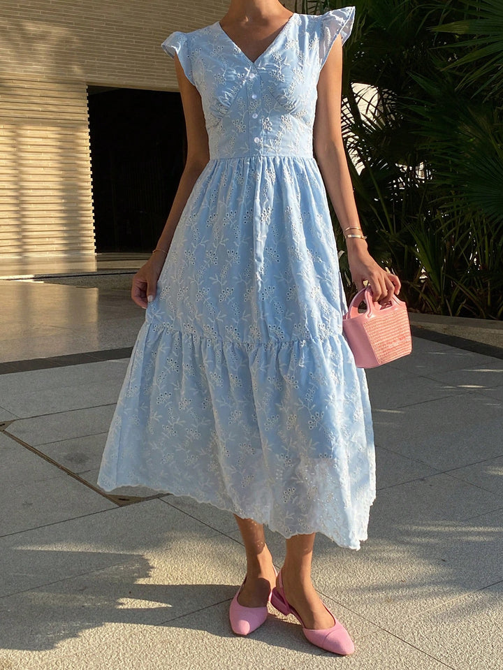 Rochie maxi SHEIN, albastru