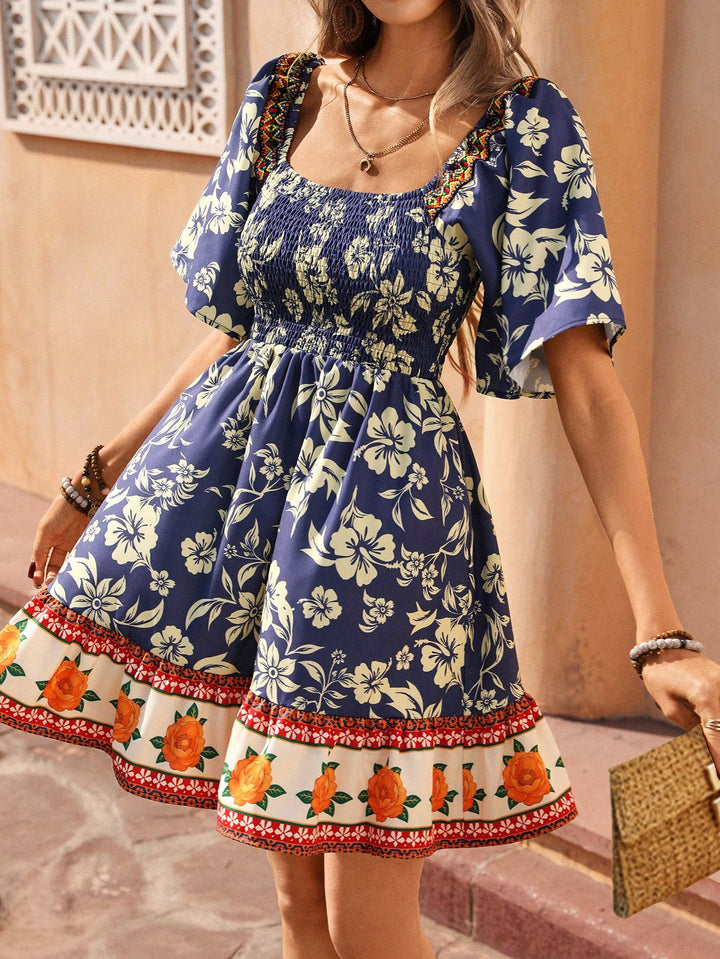 Rochie scurtă SHEIN, albastru