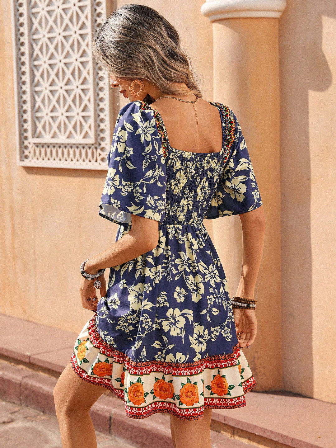 Rochie scurtă SHEIN, albastru