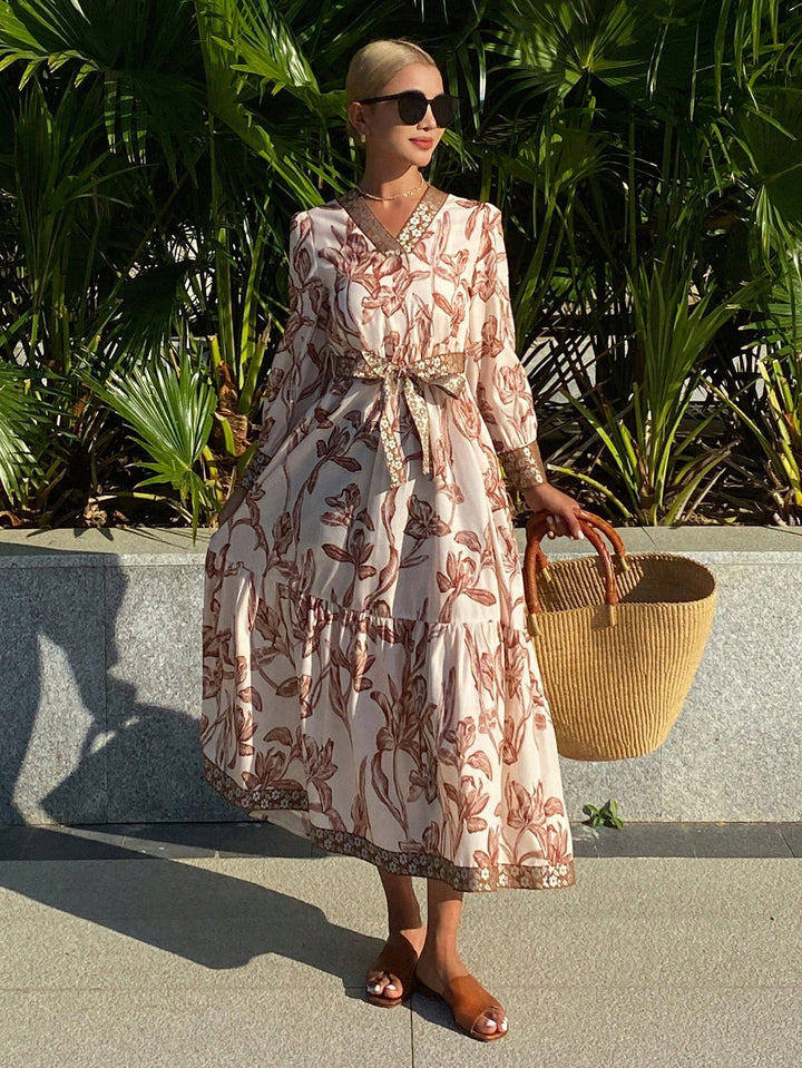 Rochie maxi SHEIN, mix culori