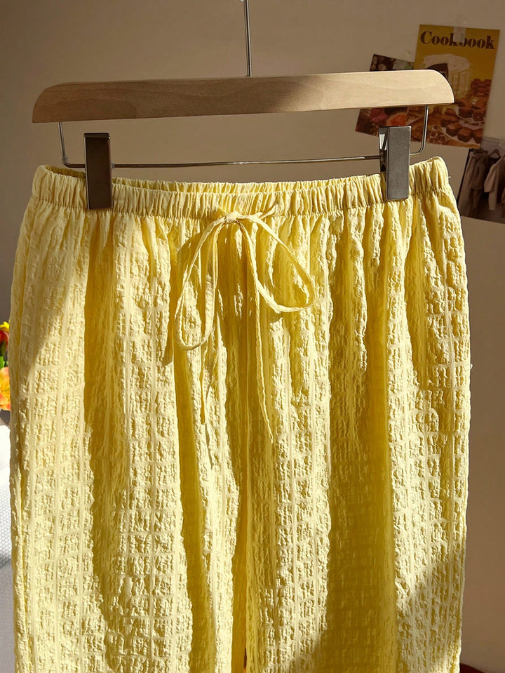 Pantaloni SHEIN, galben