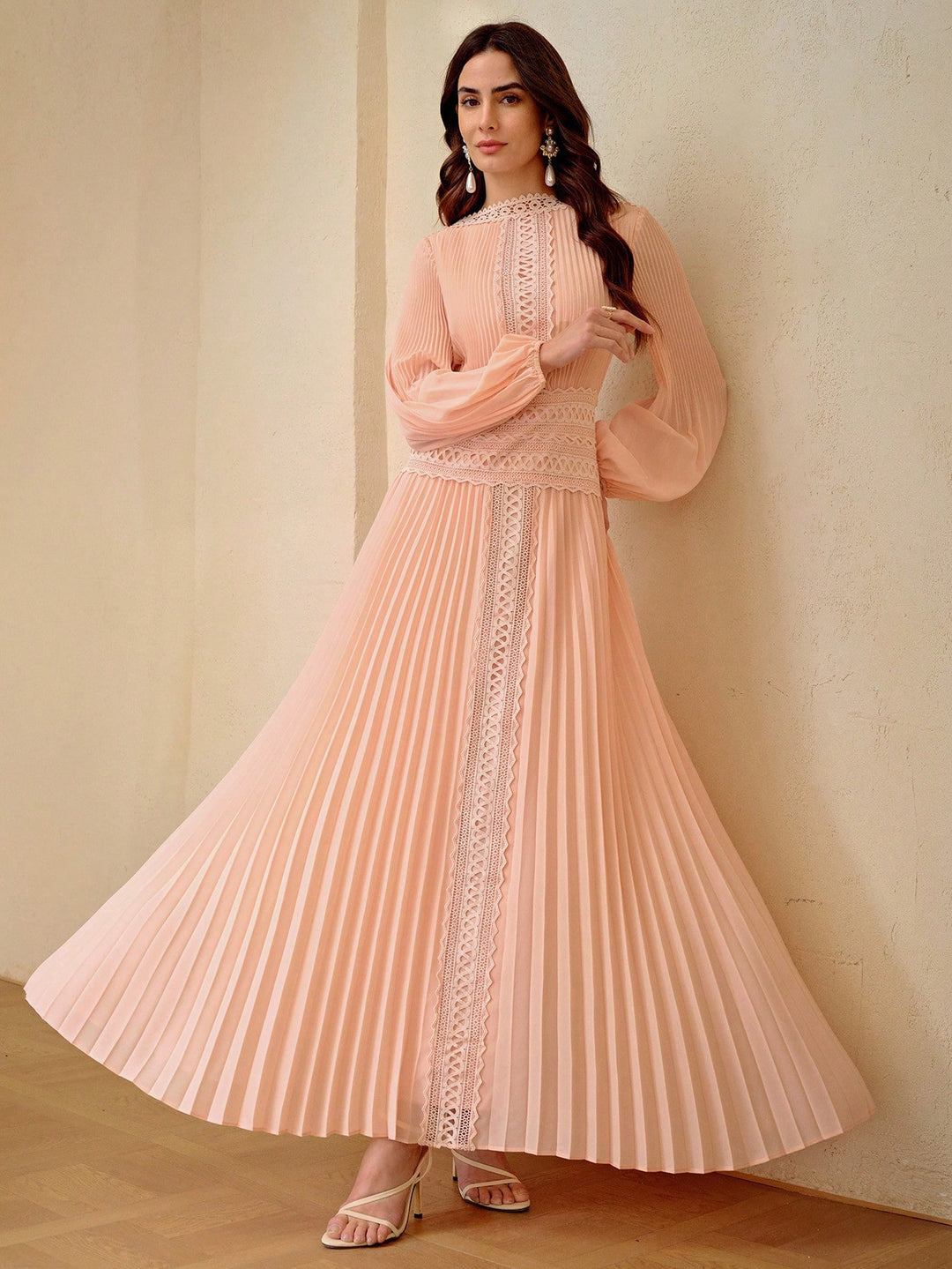 Rochie maxi SHEIN, roz