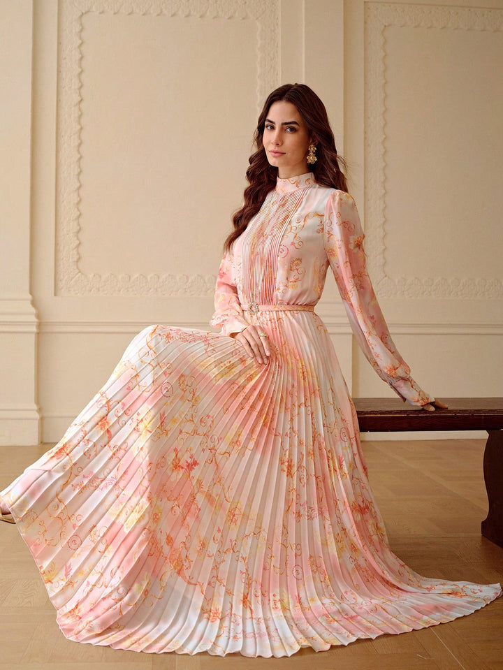 Rochie maxi SHEIN, roz