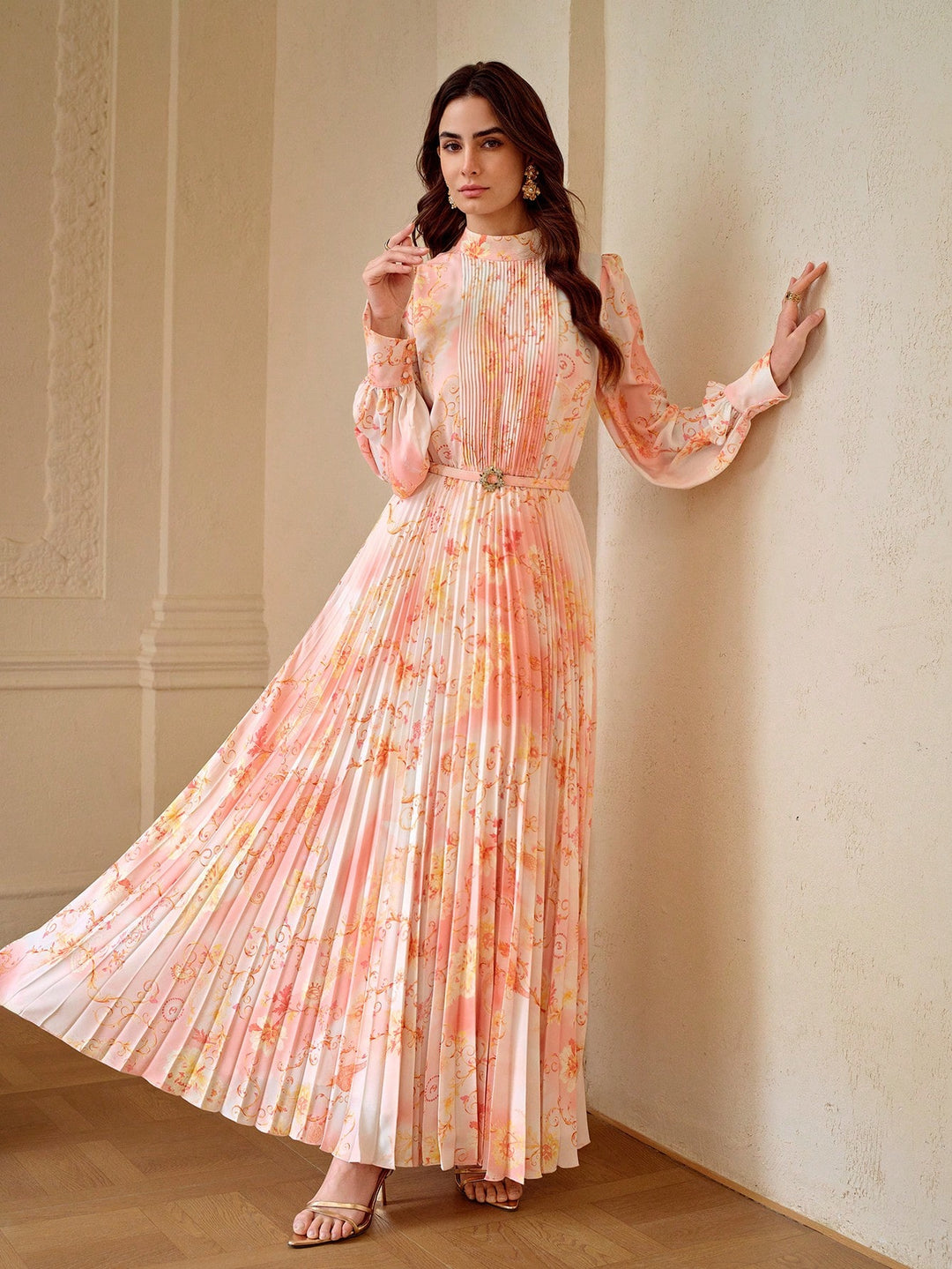 Rochie maxi SHEIN, roz