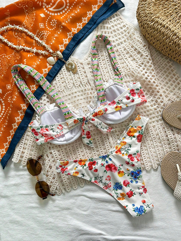 Set bikini SHEIN, mix culori