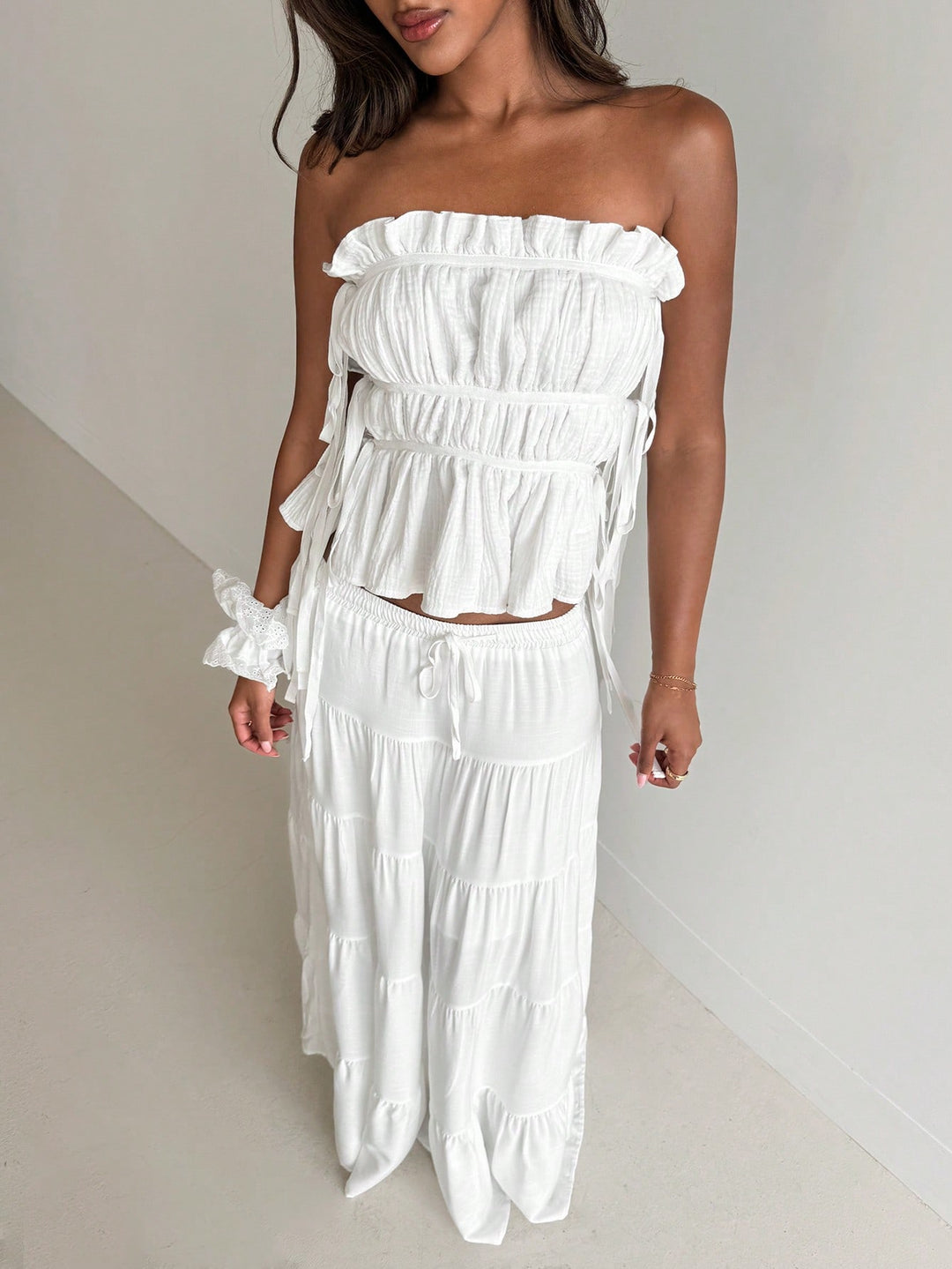 Top SHEIN, alb