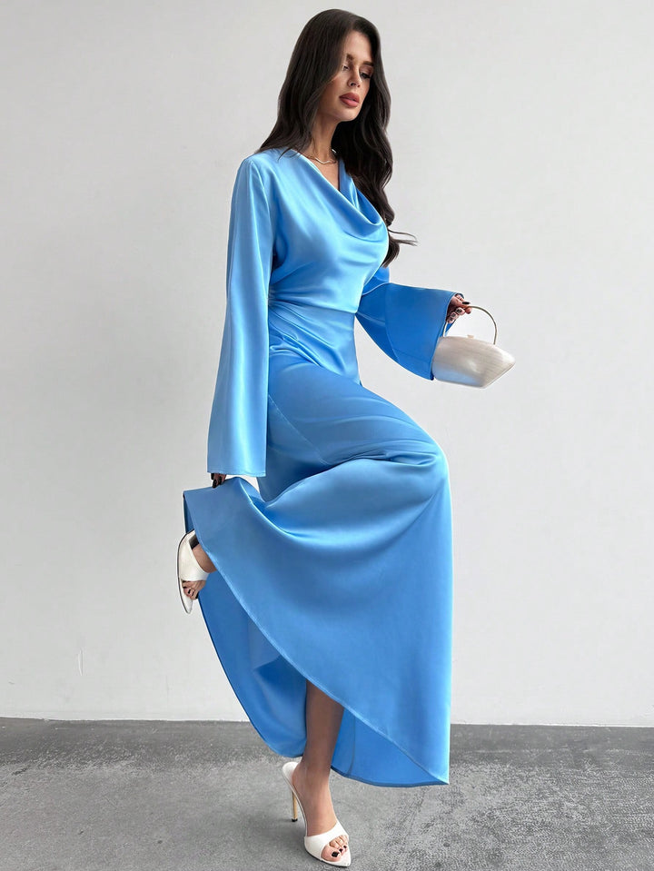 Rochie maxi SHEIN, albastru