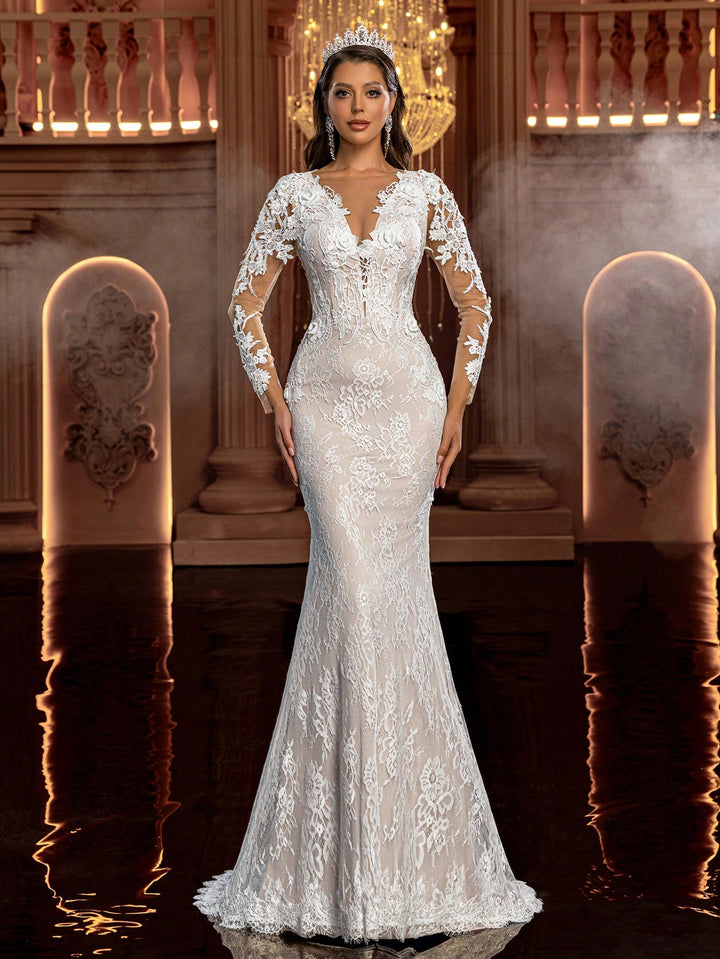 Rochie de mireasă SHEIN, alb