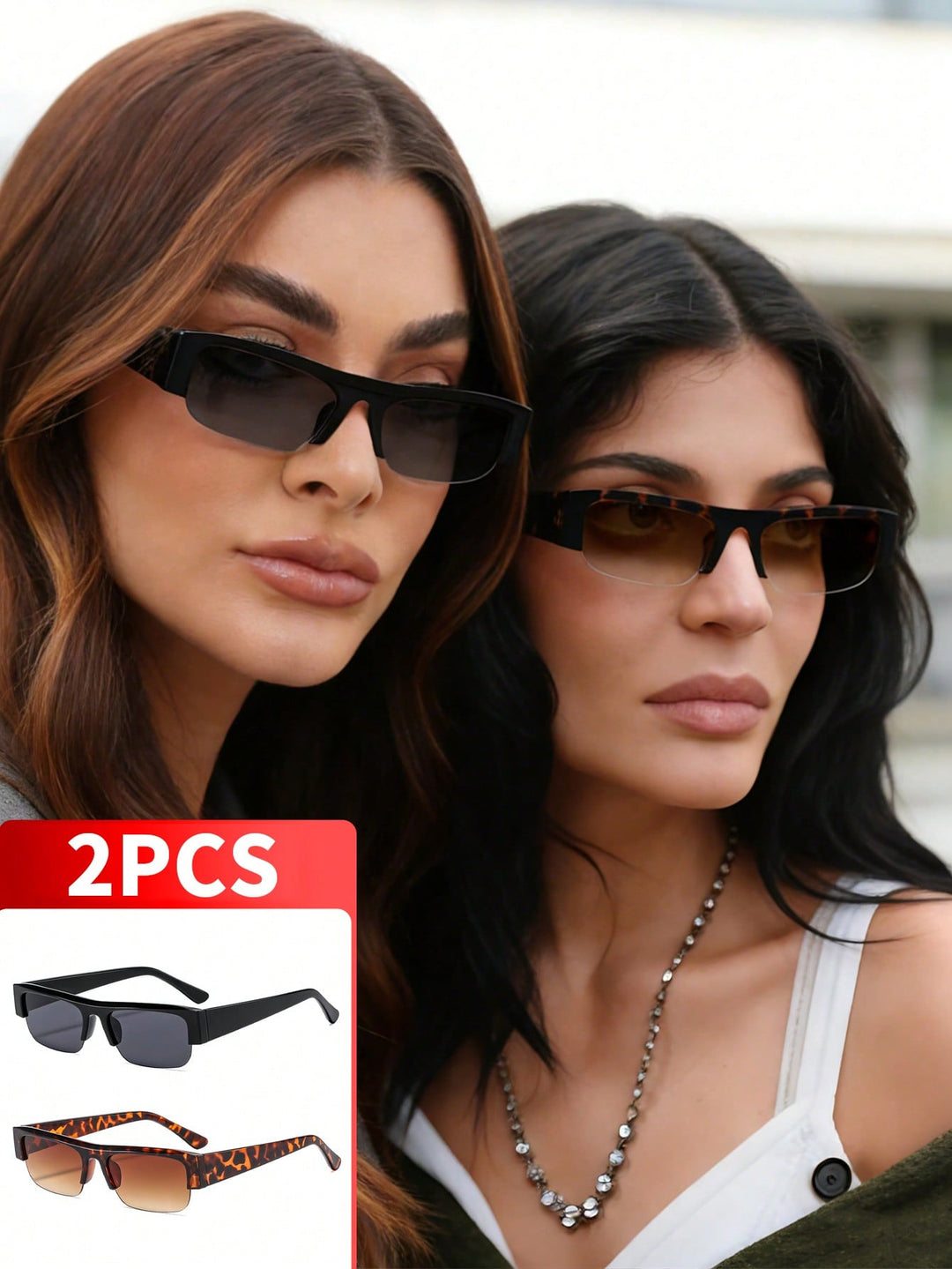 Set ochelari de soare SHEIN, mix culori
