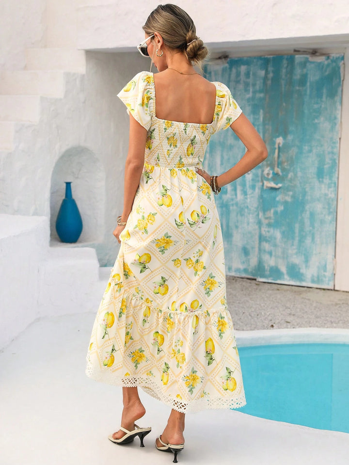 Rochie maxi SHEIN, mix culori