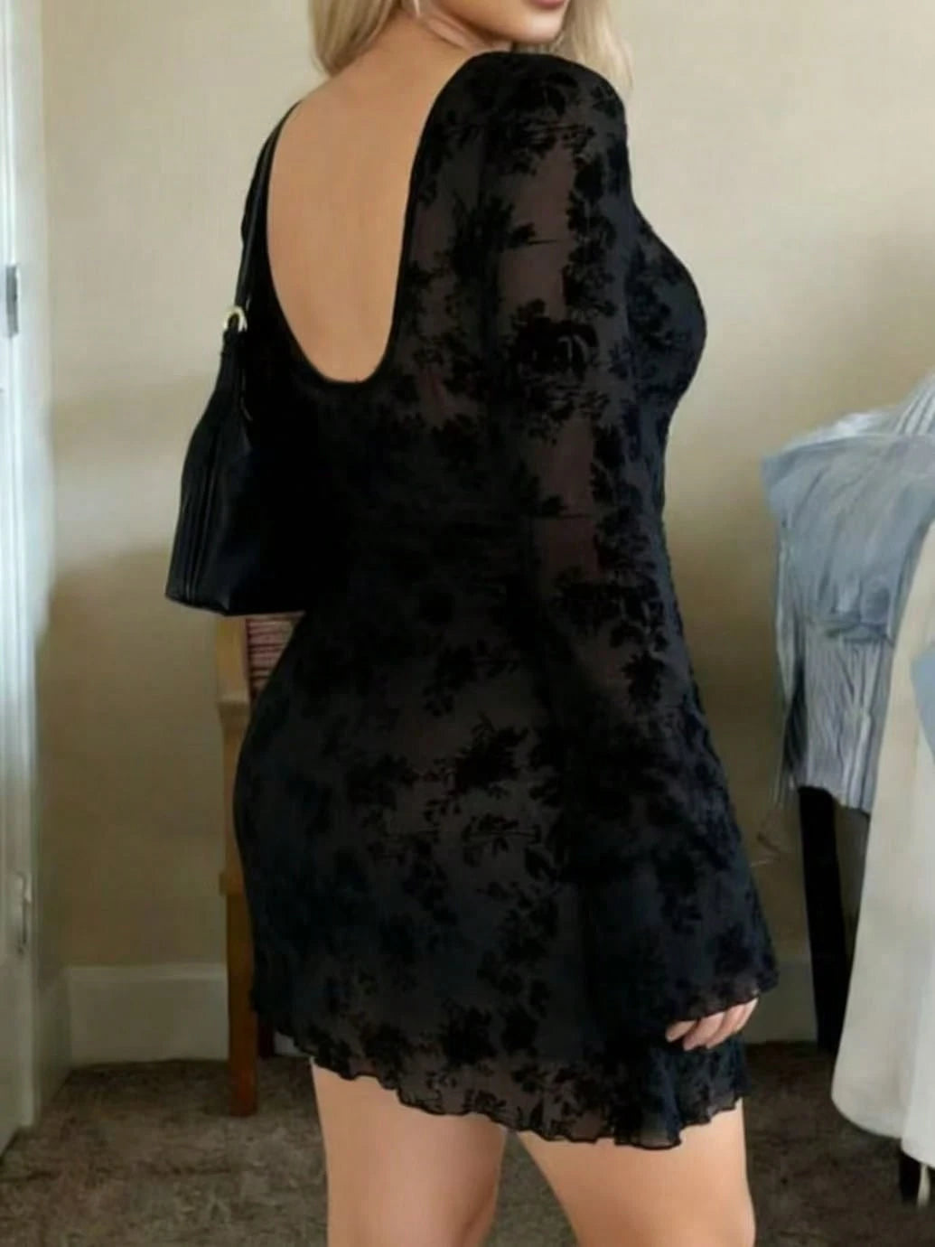 Rochie mini SHEIN, negru