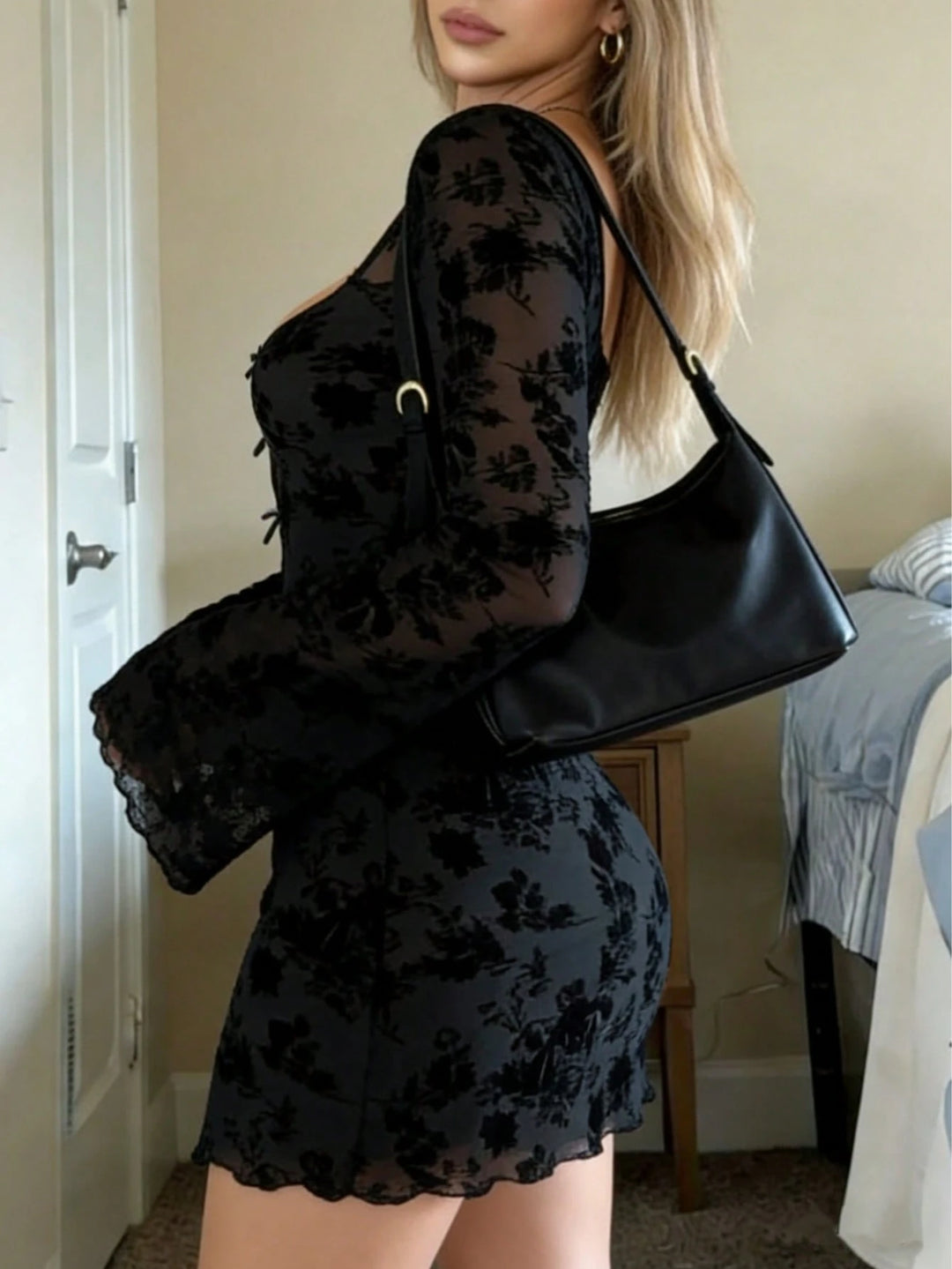 Rochie mini SHEIN, negru
